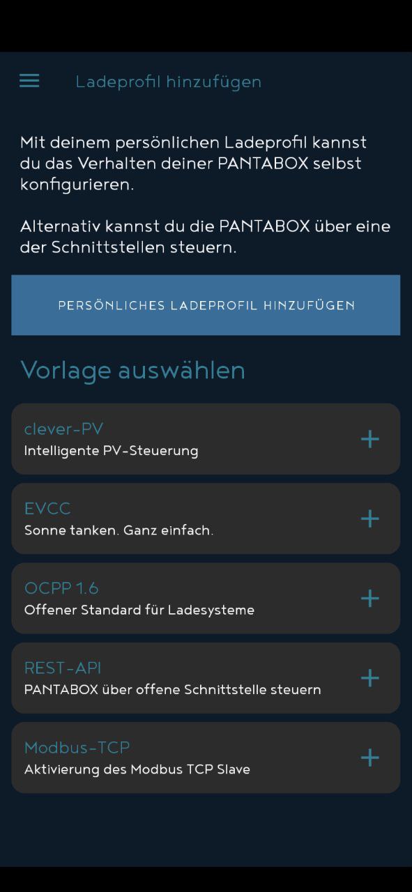 Loading profiles